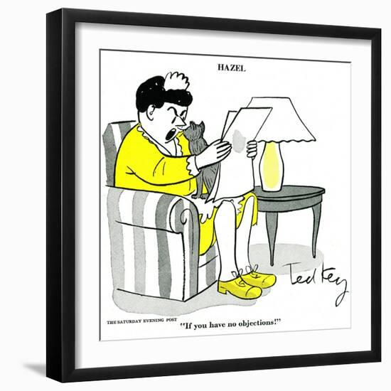 Hazel Cartoon-Ted Key-Framed Giclee Print