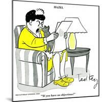 Hazel Cartoon-Ted Key-Mounted Giclee Print