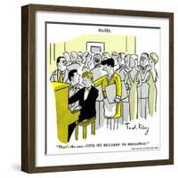 Hazel Cartoon-Ted Key-Framed Giclee Print