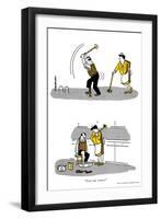 Hazel Cartoon-Ted Key-Framed Premium Giclee Print