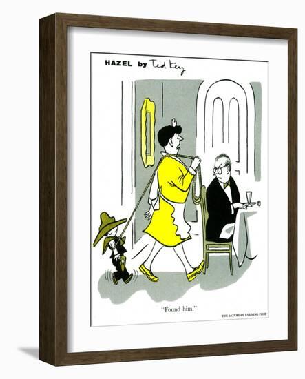 Hazel Cartoon-Ted Key-Framed Giclee Print