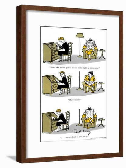 Hazel Cartoon-Ted Key-Framed Giclee Print