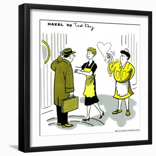 Hazel Cartoon-Ted Key-Framed Giclee Print