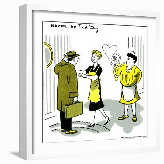 Hazel Cartoon-Ted Key-Framed Giclee Print