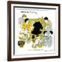 Hazel Cartoon-Ted Key-Framed Giclee Print