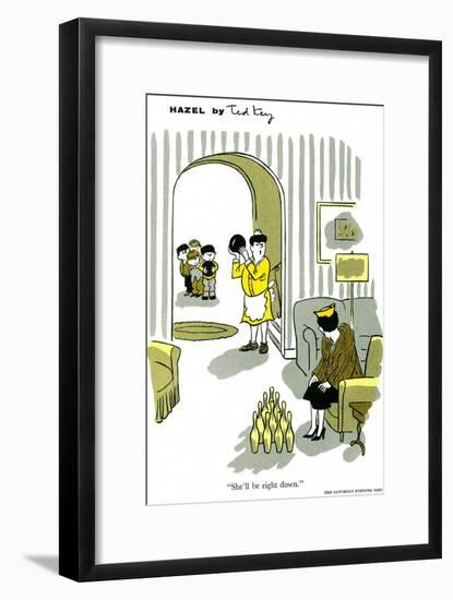 Hazel Cartoon-Ted Key-Framed Giclee Print