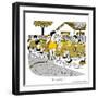 Hazel Cartoon-Ted Key-Framed Giclee Print