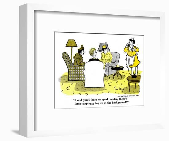 Hazel Cartoon-Ted Key-Framed Giclee Print