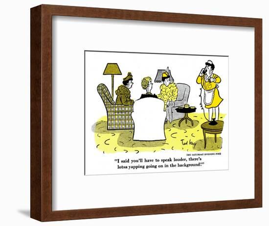 Hazel Cartoon-Ted Key-Framed Giclee Print