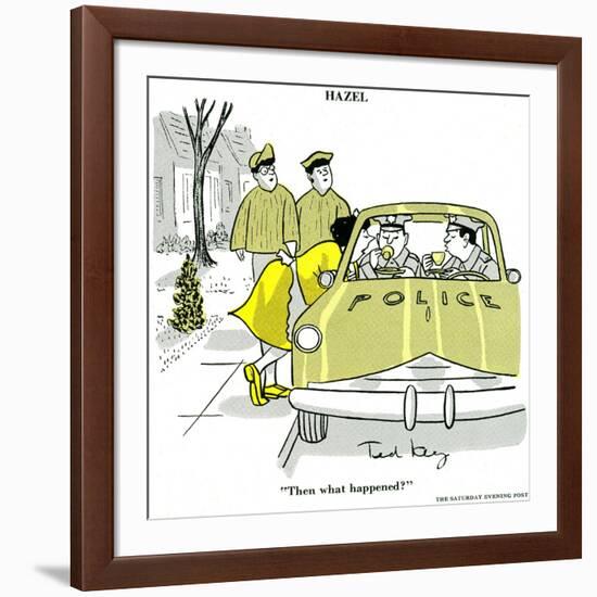 Hazel Cartoon-Ted Key-Framed Giclee Print