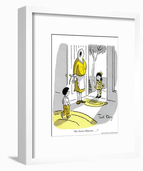 Hazel Cartoon-Ted Key-Framed Giclee Print