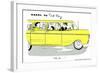 Hazel Cartoon-Ted Key-Framed Giclee Print