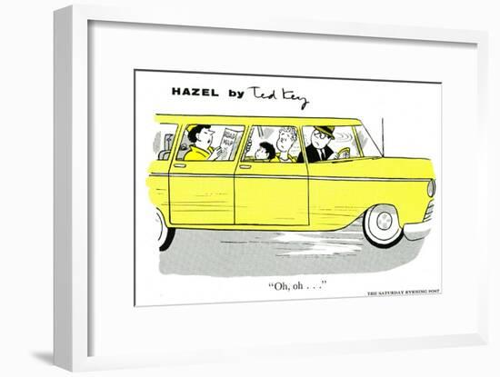 Hazel Cartoon-Ted Key-Framed Giclee Print