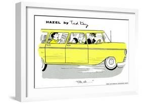 Hazel Cartoon-Ted Key-Framed Giclee Print