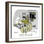 Hazel Cartoon-Ted Key-Framed Giclee Print