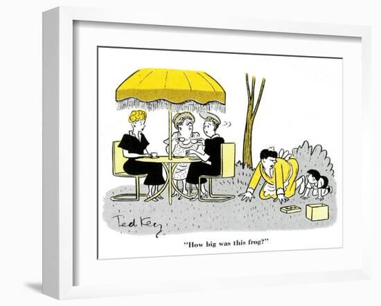 Hazel Cartoon-Ted Key-Framed Giclee Print