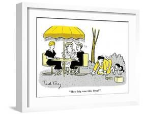 Hazel Cartoon-Ted Key-Framed Giclee Print