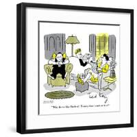 Hazel Cartoon-Ted Key-Framed Giclee Print