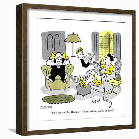 Hazel Cartoon-Ted Key-Framed Giclee Print