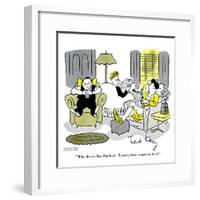 Hazel Cartoon-Ted Key-Framed Giclee Print