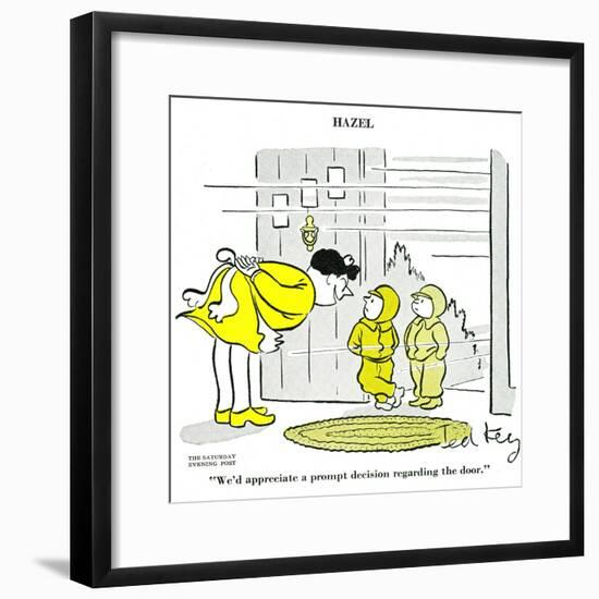 Hazel Cartoon-Ted Key-Framed Giclee Print