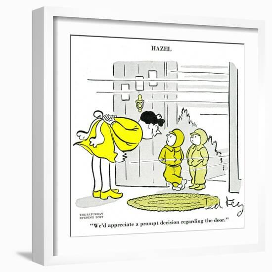 Hazel Cartoon-Ted Key-Framed Giclee Print