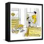 Hazel Cartoon-Ted Key-Framed Stretched Canvas