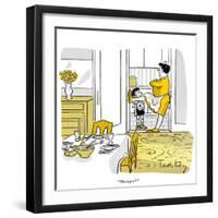 Hazel Cartoon-Ted Key-Framed Giclee Print