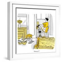 Hazel Cartoon-Ted Key-Framed Giclee Print