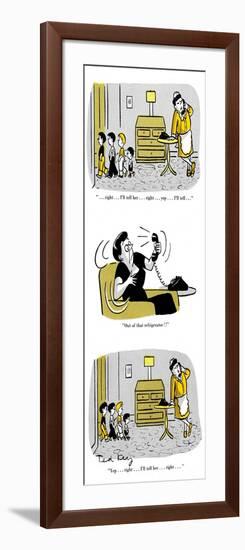 Hazel Cartoon-Ted Key-Framed Giclee Print