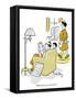 Hazel Cartoon-Ted Key-Framed Stretched Canvas