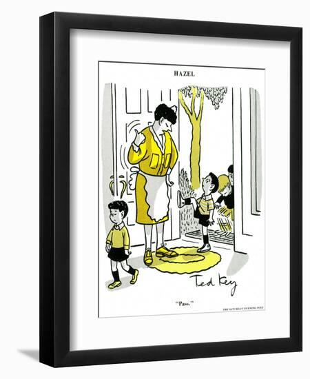 Hazel Cartoon-Ted Key-Framed Giclee Print