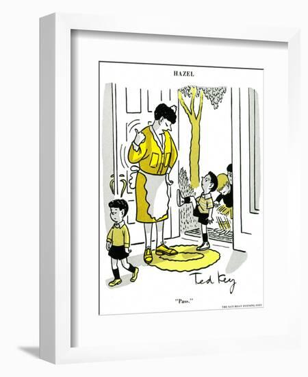 Hazel Cartoon-Ted Key-Framed Giclee Print