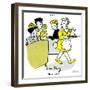 Hazel Cartoon-Ted Key-Framed Giclee Print