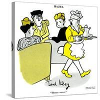 Hazel Cartoon-Ted Key-Stretched Canvas