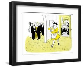 Hazel Cartoon-Ted Key-Framed Premium Giclee Print