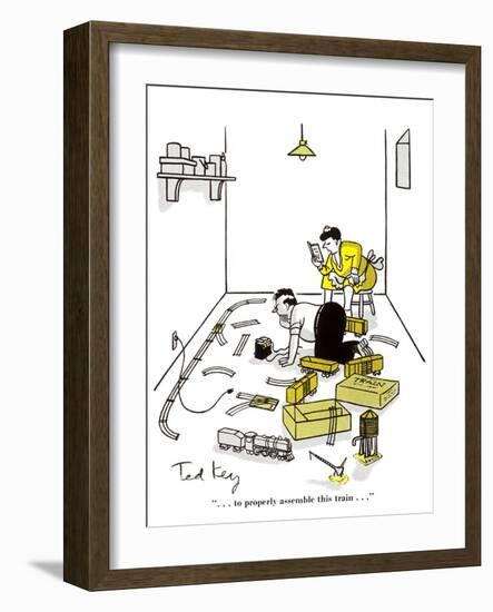 Hazel Cartoon-Ted Key-Framed Giclee Print