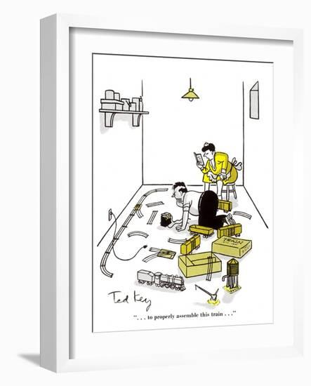 Hazel Cartoon-Ted Key-Framed Giclee Print