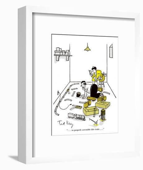 Hazel Cartoon-Ted Key-Framed Giclee Print