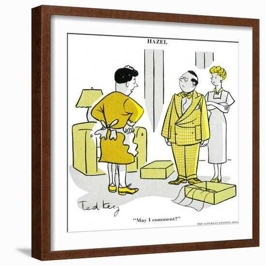 Hazel Cartoon-Ted Key-Framed Giclee Print