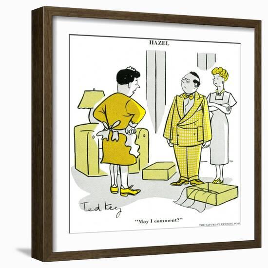 Hazel Cartoon-Ted Key-Framed Giclee Print