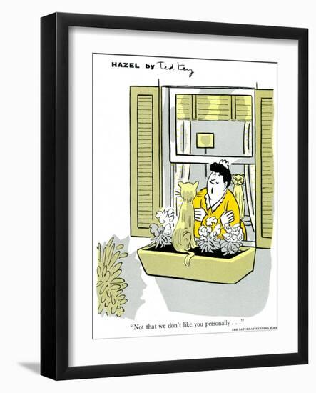 Hazel Cartoon-Ted Key-Framed Giclee Print