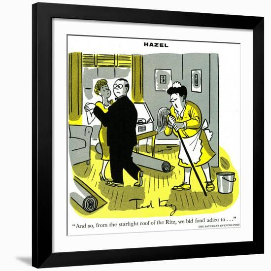 Hazel Cartoon-Ted Key-Framed Giclee Print