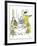 Hazel Cartoon-Ted Key-Framed Giclee Print