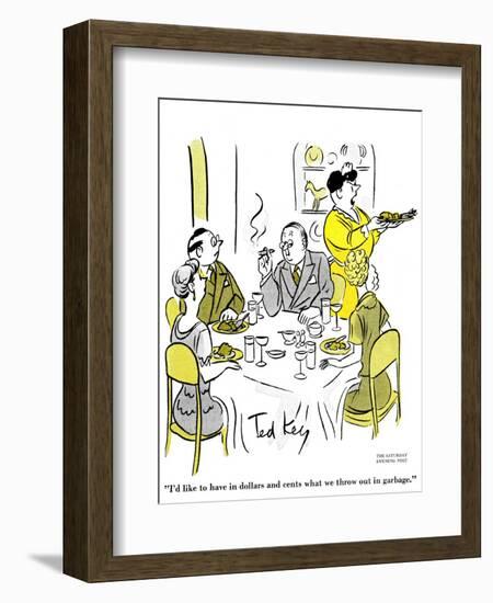 Hazel Cartoon-Ted Key-Framed Giclee Print