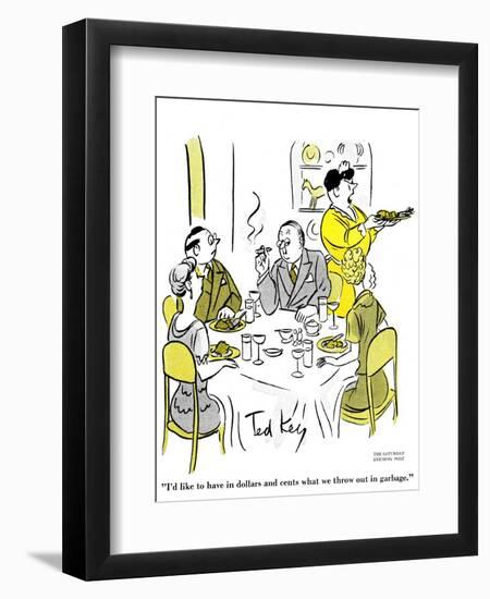 Hazel Cartoon-Ted Key-Framed Giclee Print