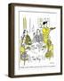 Hazel Cartoon-Ted Key-Framed Giclee Print