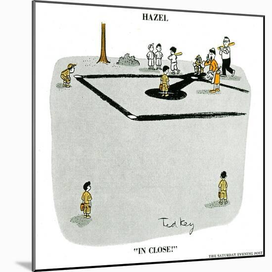 Hazel Cartoon-Ted Key-Mounted Giclee Print