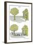 Hazel Cartoon-Ted Key-Framed Giclee Print