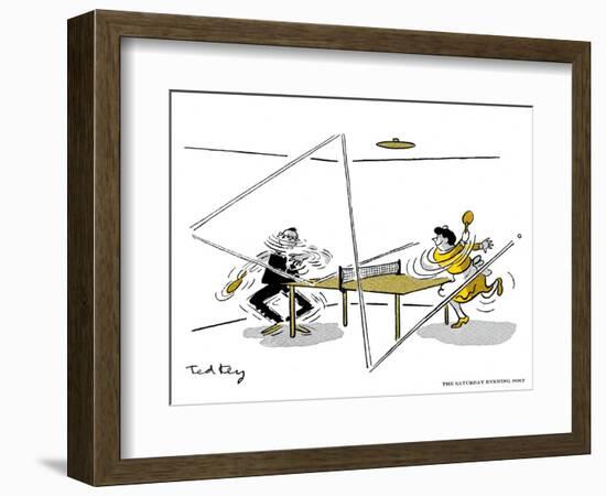 Hazel Cartoon-Ted Key-Framed Giclee Print